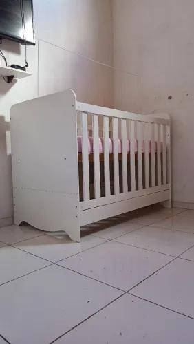 Berço 3 em 1 - com colchão