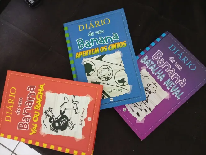 Box Diário de um banana, mais três volumes.