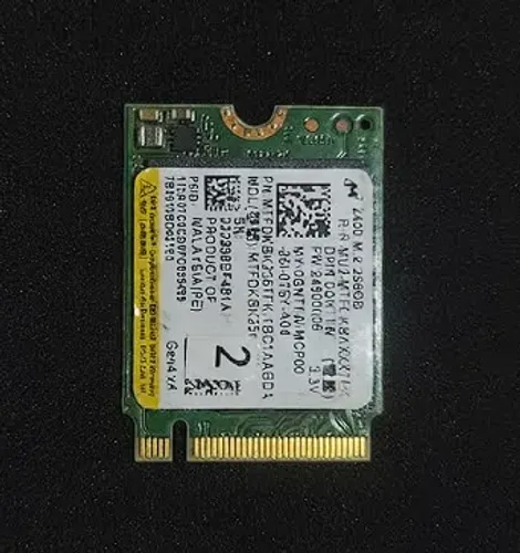 SSD 256GB NVMe M.2 2242 - Upgrade