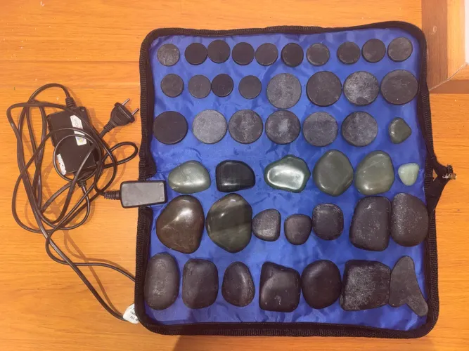 Bolsa térmica para pedras quentes (incluídas)