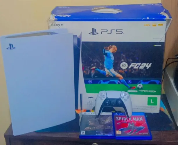 OPORTUNIDADE:ps5 FAT com 1 controle acompanha 2 jogos