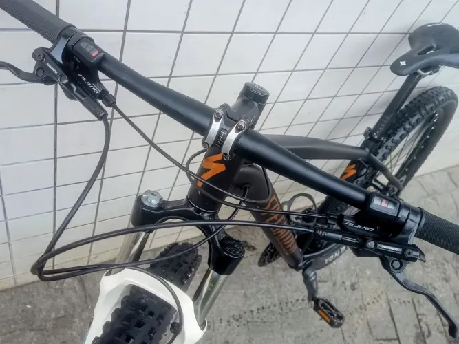 Bicicleta aro 29 freio hidráulico
