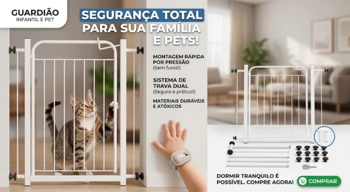 Grade de Segurança para de Pets