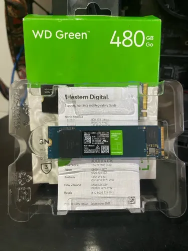SSD NVME 480gb WD Green