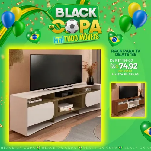 Rack para Tvs ate 85P