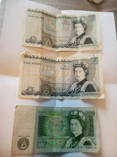 Cédula colecionável Inglaterra 