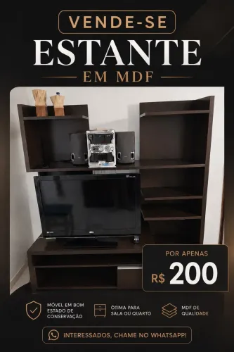 Estante mdf