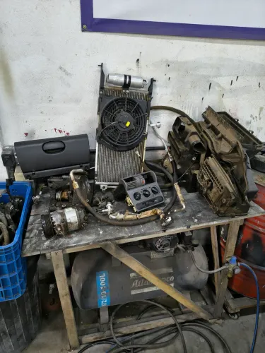 Kit ar condicionado completo gelando e funcionando Corsa classic de 2004 a 2007