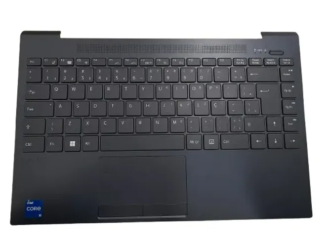 CARCAÇA SUPERIOR COM TECLADO E LEITOR DIGITAL VAIO FE14 PRO COBALTO - SEMINOVA 6289