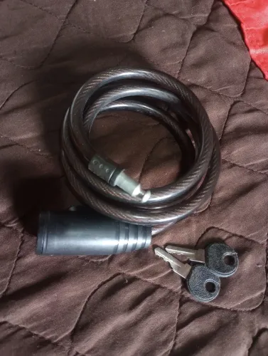 Cadeado para bicicleta de aço 10mm