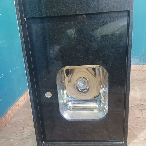PIA DE MÁRMORE 1,40 x 60 cm, COM ABERTURA PRA COOKTOP DE 2 BOCAS