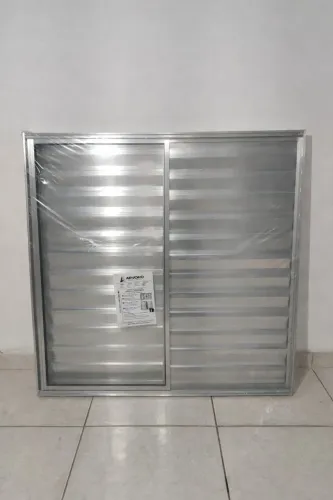 ? **JANELA DE QUARTO VENEZIANA 3 FOLHAS - SEM GRADE - 1,00 x 1,20 - BRILHANTE**