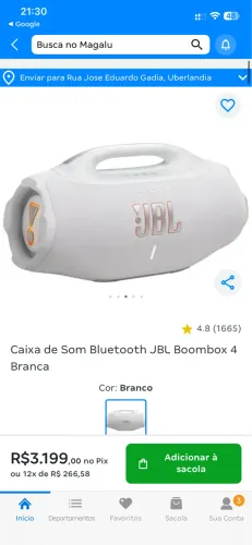 JBL Bombox branca original