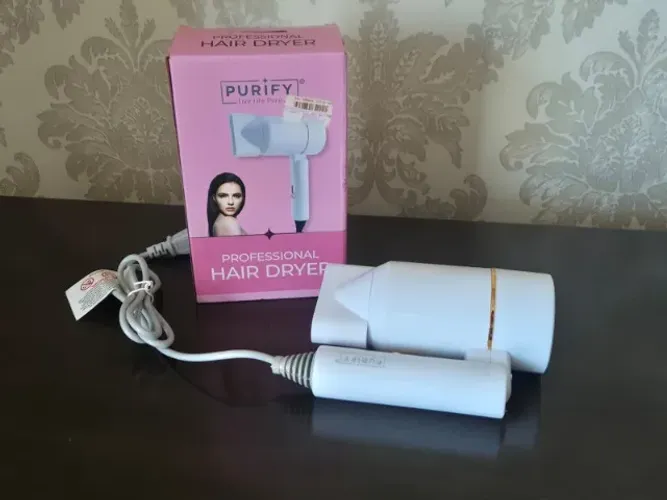 Secador de Cabelos Importado. Marca Purify NYC. Quase Novo!
