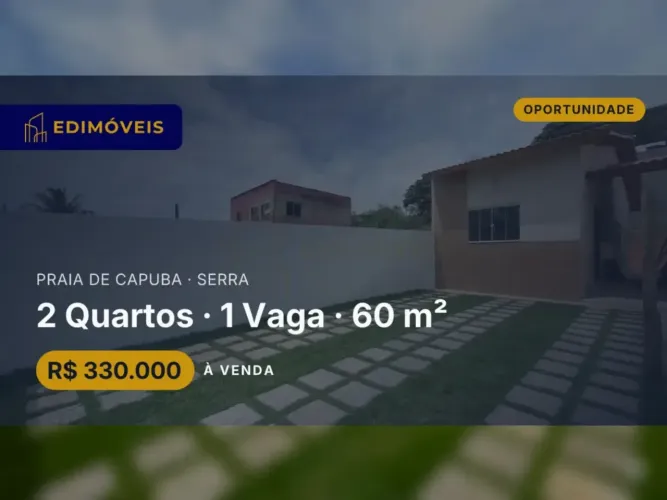 Oportunidade única: Casa 2 quartos na Praia de Capuba, agende sua visita!