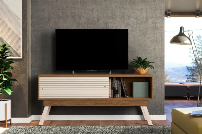 Rack retro para TV ate 65 Promoção