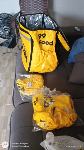 Bag mochila+camisa+jaqueta corta vento novas.
