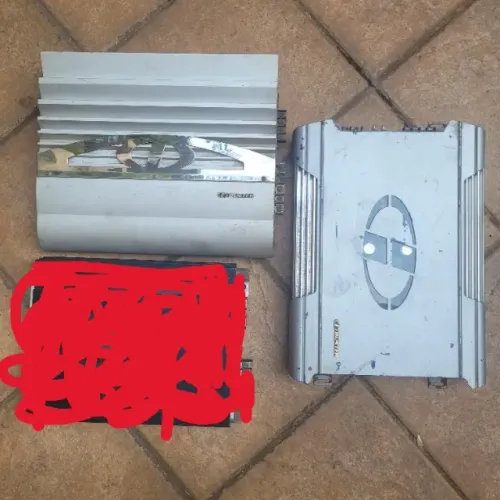 2x Módulos Amplificadores 1440WRMS Automotivos com defeito simples