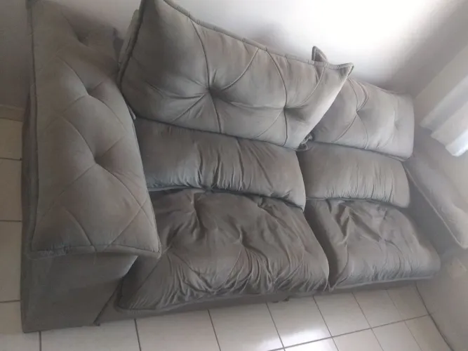 Sofá retrátil reclinável 2,50x1,80 precisa trocar a espuma