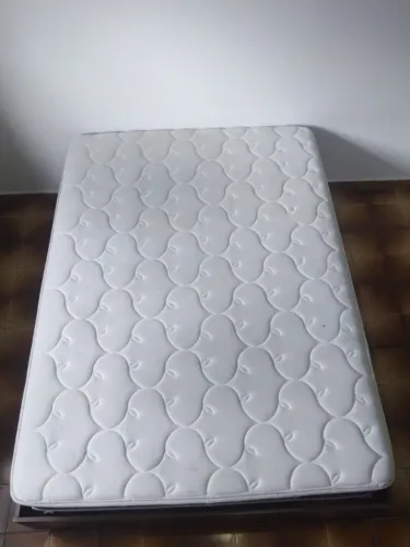 Cama Box Casal + Colchão De Molas - Anjos - Classic Superlastic