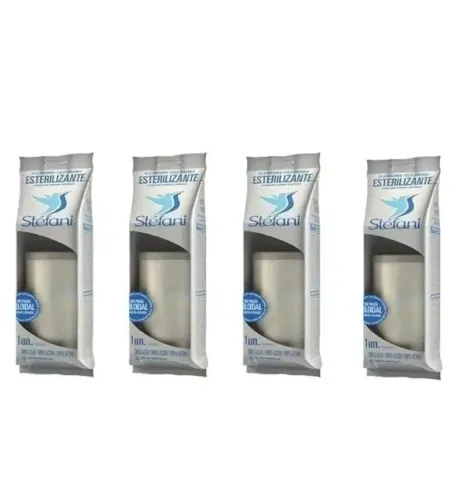 Vela Filtro Stéfani Tripla Ação Esterilizante Kit 4 Unidades