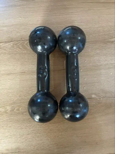 Par halteres 5KG emborrachados 