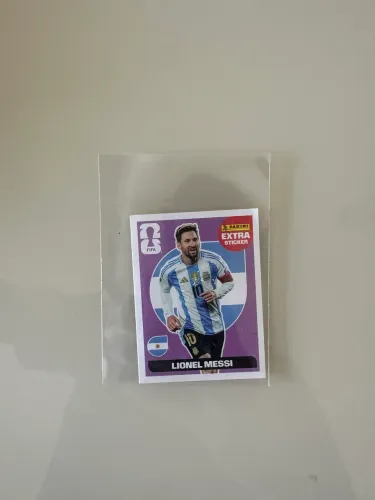 Figurinha Legend Panini Copa do Mundo 2026 - Lionel Messi Roxa