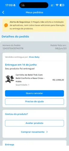 carrinho de bebê burigotto