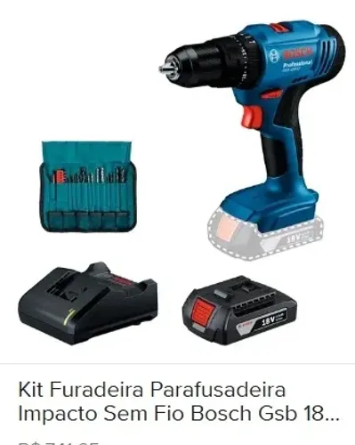 Furadeira-Parafusadeira Bosch GSB 183-LI Professional