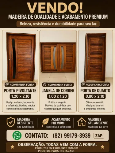 MADEIRA DE QUALIDADE E ACABAMENTO PREMIUM