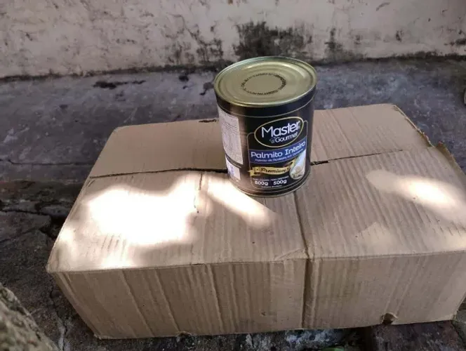 Palmito Açai Caixa com 12 Latas de 500g Mirassol Não Entregamos