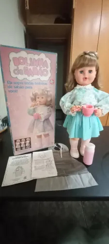 Boneca bolinha de sabão