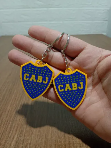 Kit 2 chaveiros 3d do boca juniors da Argentina