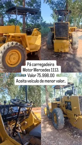 Pá carregadeira /Aceita veículo no.negocio !!!