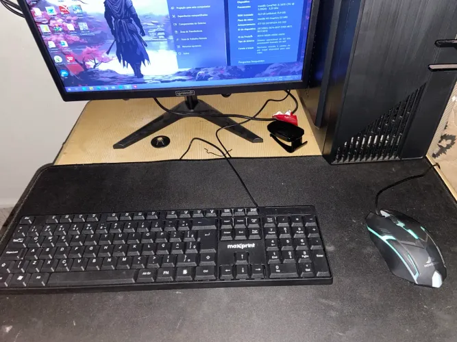 Vendo computador Intel I5, sem placa de vídeo, 16 RAM e 500G armazenamento
