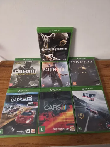 Lote 7 Jogos Xbox On/séries 