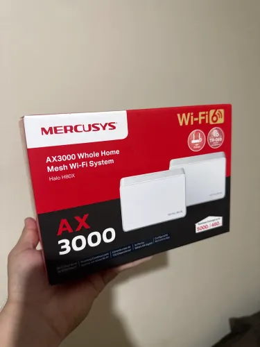 Mercusys Halo H80X AX3000 Wi-Fi 6 Mesh ? Kit 2 Unidades