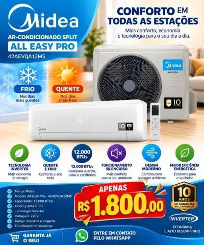 Ar-condicionado Midea ALL Easy Pro