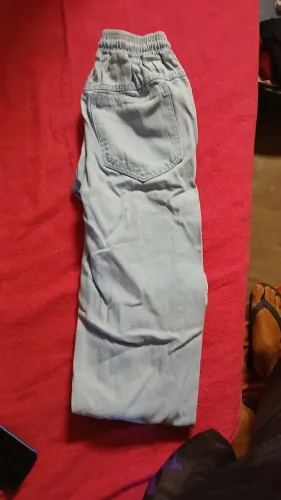 Calça jeans masculina azul claro