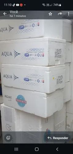 Vendo caixas de Isopor