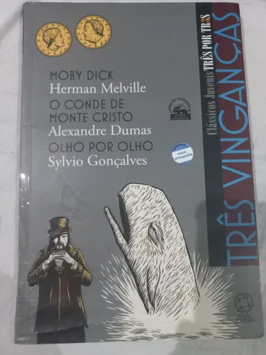 Livro Três vinganças. Editora Atual
