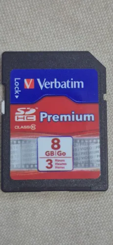 Cartão de Memória SD Premium - 8GB Verbatim