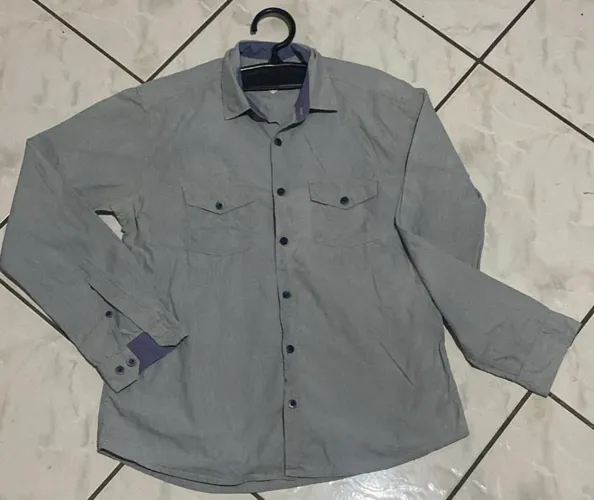 ? Camisa Manga Longa Esporte Fino / Casual - TAM M ? Super Barata!