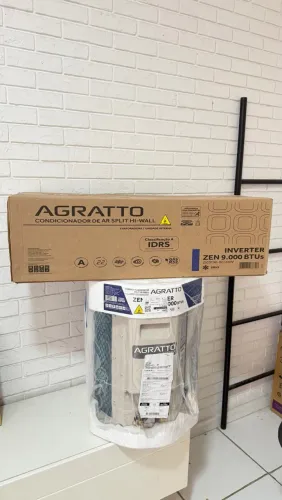 AR CONDICIONADO AGRATTO INVERTER 9 MIL BTUS LACRADO + NF