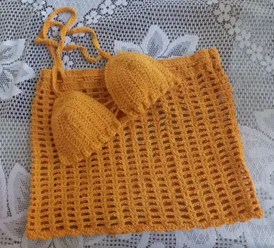 Conjunto em croche