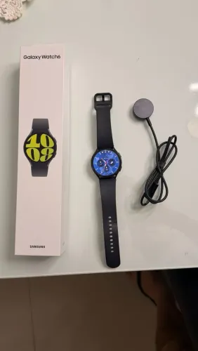 Smartwatch Samsung Galaxy Watch6 LTE 44mm Tela Super AMOLED de 1.47" Grafite