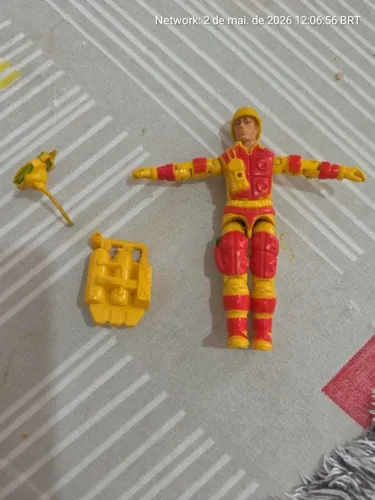  Chamas ou Blowtorch gi joe comandos em açao  Hasbro 1984