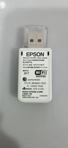 Adaptador Wi-fi Wireless Projetor Epson Original novo