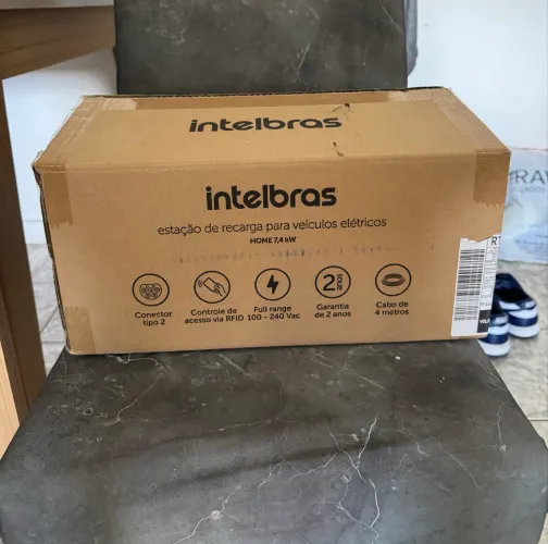 Estação De Recarga Veículos Home 7,4 Kw Intelbras (Wallbox)