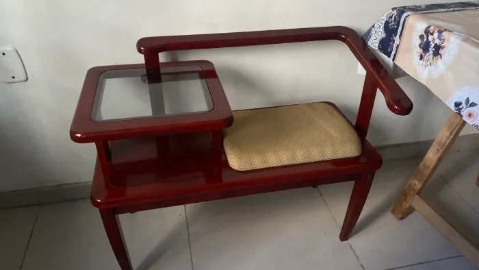 mesa telefonica mogno maciço